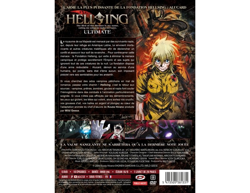IMAGE 2 : Hellsing Ultimate - Intégrale - Edition Collector - Coffret DVD