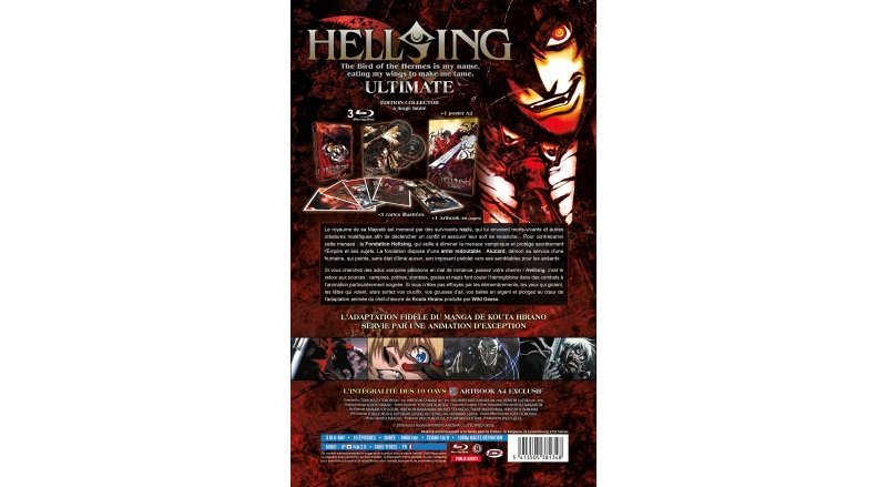 IMAGE 2 : Hellsing Ultimate - Intégrale - Edition Collector Limitée A4 - Coffret Blu-ray