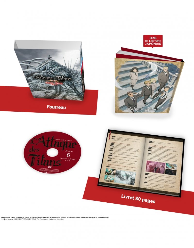 IMAGE 3 : L'Attaque des Titans - Saison 4 (Finale) - Partie 3 - Edition Collector - Coffret DVD