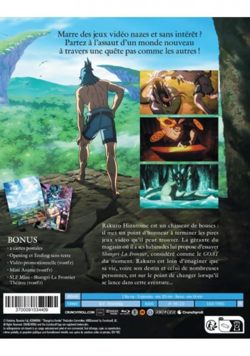 IMAGE 3 : Shangri-La Frontier - Saison 1 - Partie 1 - Coffret Blu-ray