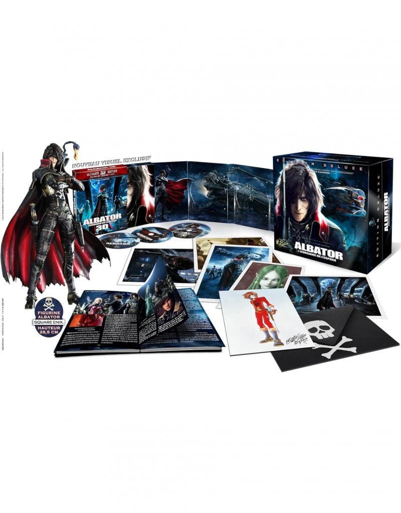 IMAGE 2 : Albator Corsaire de l'espace - Edition Collector Deluxe - Coffret Combo (Figurine + Goodies)