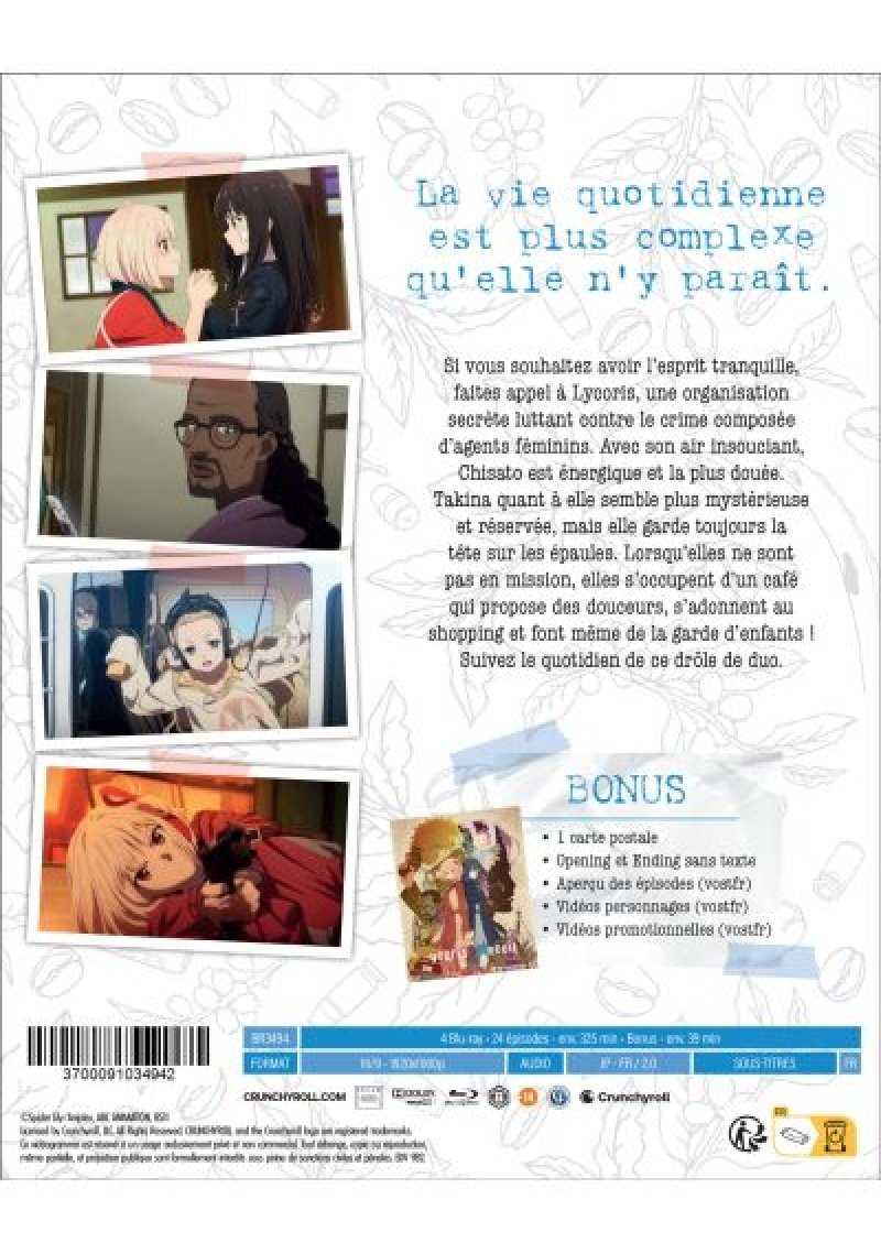 IMAGE 3 : Lycoris Recoil - Intgrale - Coffret Blu-ray