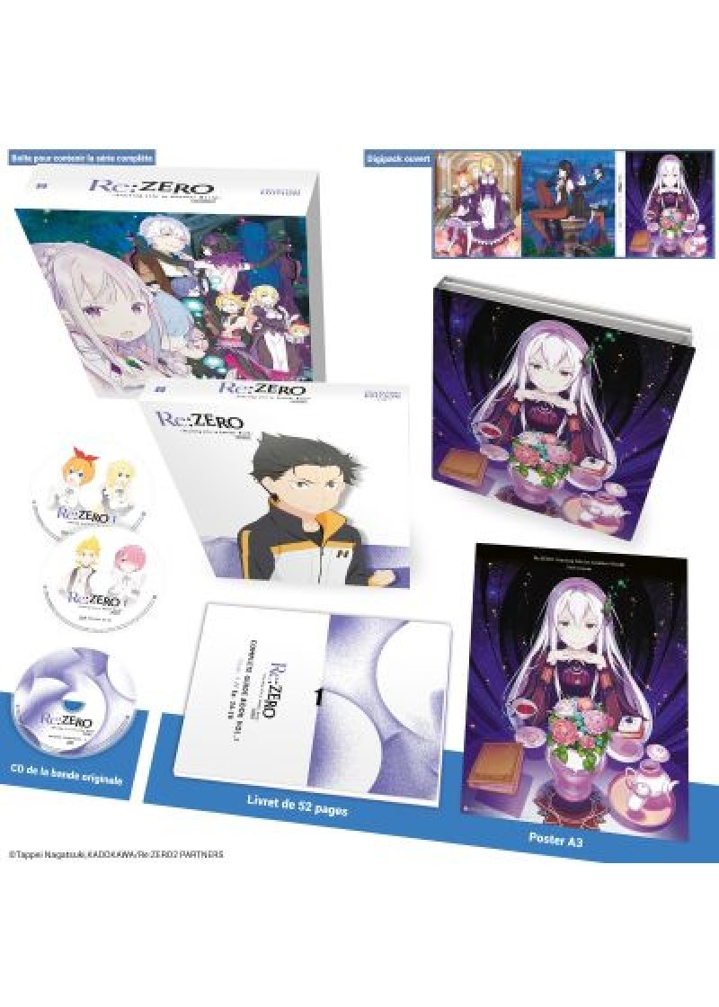 IMAGE 2 : Re:Zero - Starting Life in Another World - Saison 2 - Partie 1 - Edition Collector - Coffret Blu-ray