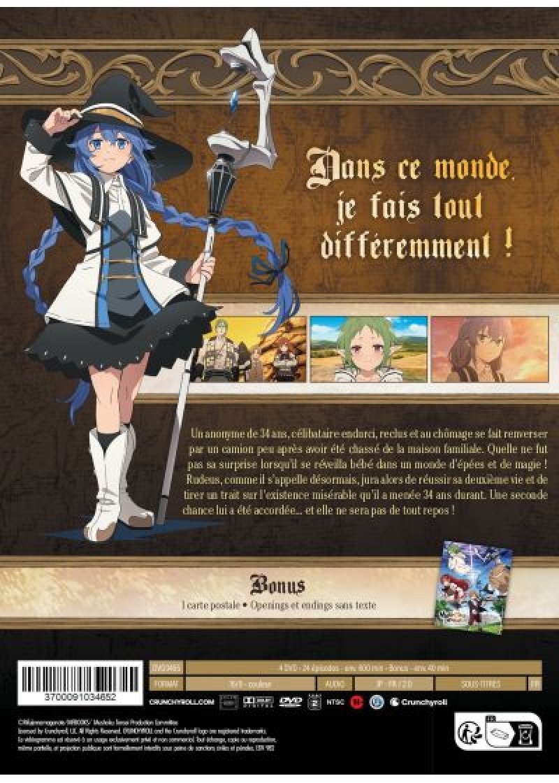 IMAGE 3 : Mushoku Tensei : Jobless Reincarnation - Saison 1 (2021) - Coffret DVD