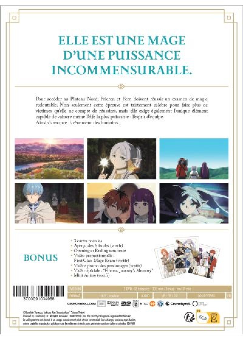 IMAGE 3 : Frieren : Beyond Journey's End - Saison 1 - Partie 2 - DVD