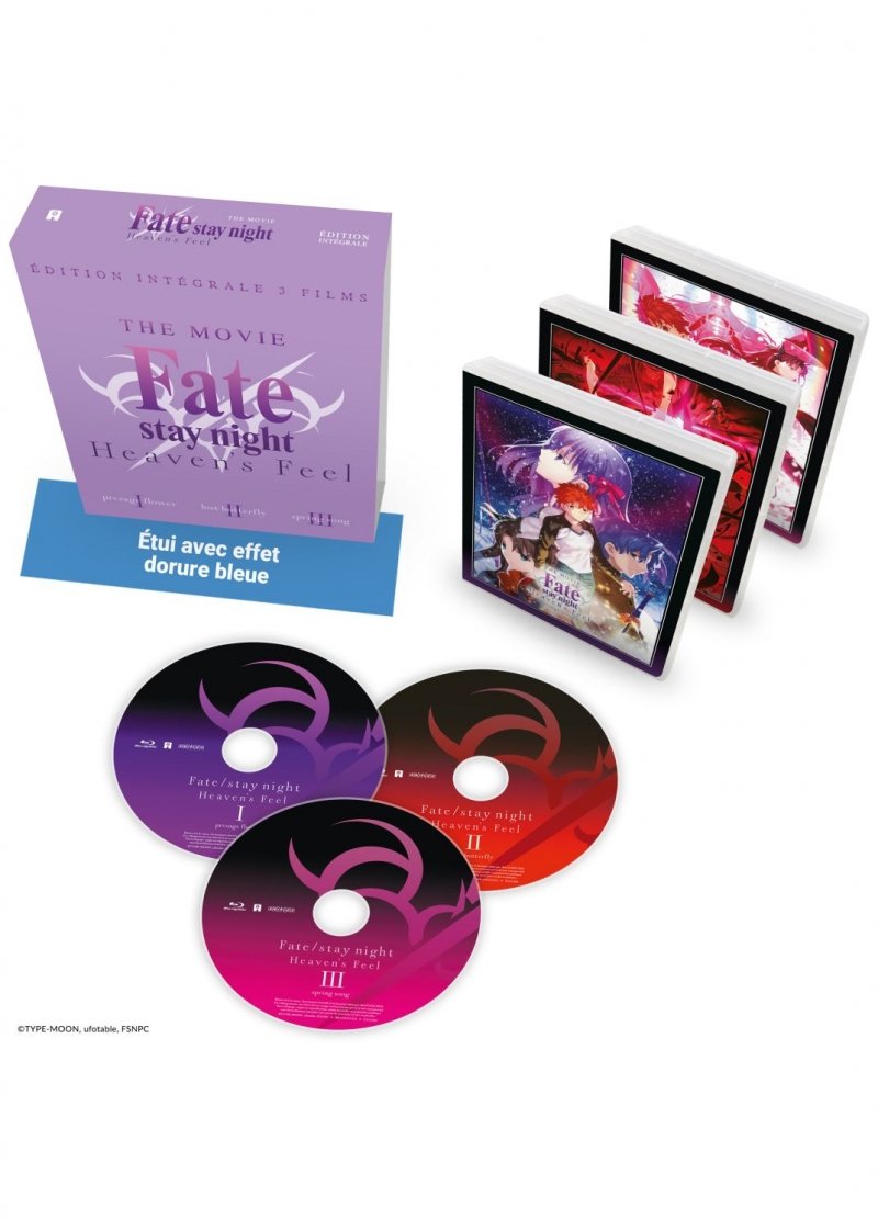 IMAGE 3 : Fate/Stay Night : Heaven's Feel - Intgrale 3 films (2025) - Blu-ray