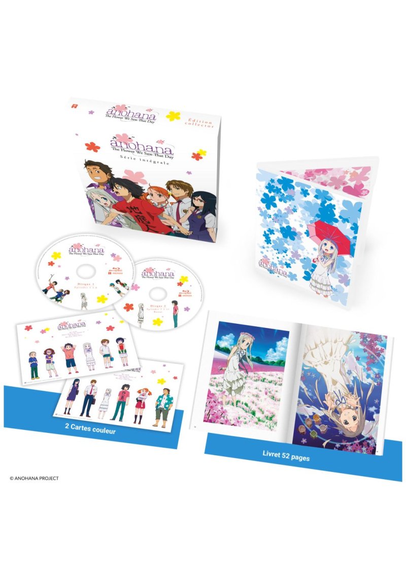 IMAGE 2 : Anohana - The Flower We Saw That Day - Série intégrale - Blu-ray - Édition Collector