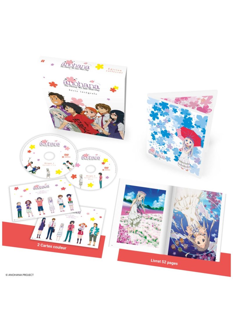 IMAGE 2 : Anohana - The Flower We Saw That Day - Série intégrale - DVD - Édition Collector