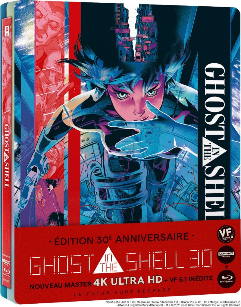 Ghost in the Shell - 30ème Anniversaire - Édition SteelBook Combo 4K UHD/Blu-ray