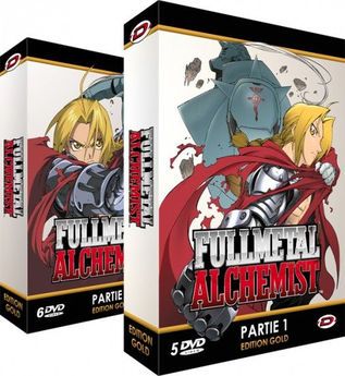 Fullmetal Alchemist - Intégrale - Pack 2 Coffrets - Edition Gold (11 DVD + 2 Livrets)