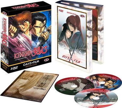 Kenshin le Vagabond - 6 OAVs + Film - Intgrale - Coffret DVD + Livret - Edition Gold