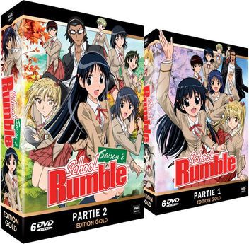 School Rumble - Pack 2 Coffrets (12 DVD) - Edition Gold - 52 épisodes