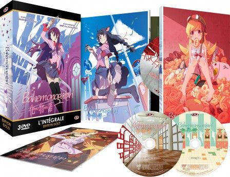 Bakemonogatari - Intégrale + 3 OAV - Edition Gold - Coffret DVD + Livret