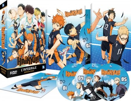 Haikyu !! - Intgrale (saison 1) - Coffret DVD + Livret - Edition Gold