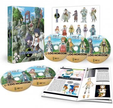 Log Horizon - Saison 1 - Coffret 5 DVD + 1 Livret + 1 planche de stickers