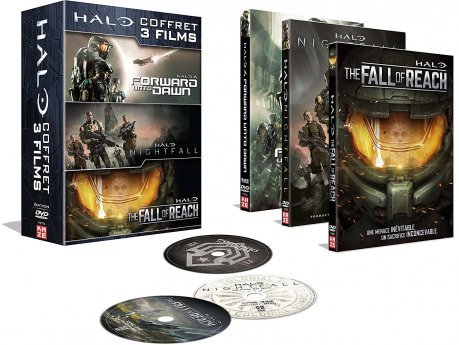 Halo - Trilogie (Forward Unto Dawn, Nightfall, Fall of Reach) - Coffrets 3 films - Coffret DVD