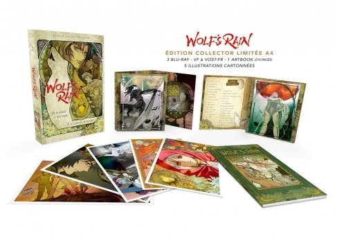 Wolf's Rain - Intégrale - Edition collector limitée - Coffret A4 Blu-ray