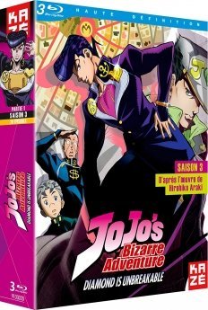 Jojo's bizarre adventure - Saison 3 - Partie 1 (Arc : Diamond is unbreakable) - Coffret Blu-ray