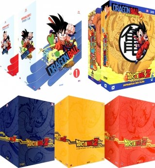 Dragon Ball Z + Dragon Ball + 20 Films et OAV - Intégrale Collector - Pack 7 Coffrets DVD - Non censuré