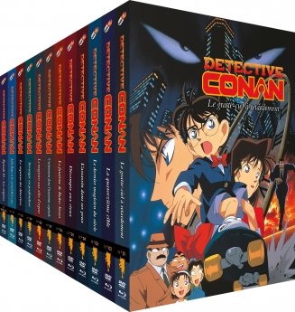 Détective Conan - Films 1 à 11 + TV Spécial 1 - Pack 12 Combo DVD + Blu-ray