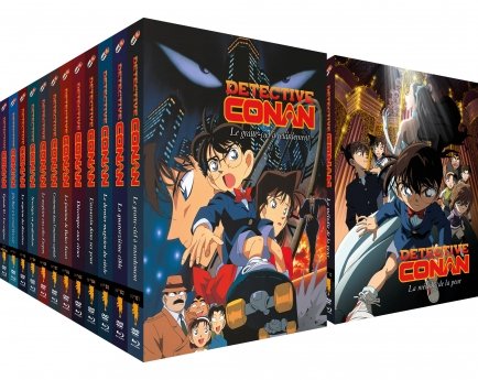 Détective Conan - Films 1 à 22 + TV Spécial 1 et 2 - Pack 24 Combo DVD + Blu-ray