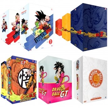 Dragon Ball + Dragon Ball Z + Dragon Ball GT + Dragon Ball Super + 20 Films et OAV - Intégrale - Pack 9 Coffrets DVD