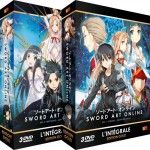 Sword Art Online - Intégrale (Arc 1 et Arc 2) - Pack 2 coffrets DVD - Edition Gold